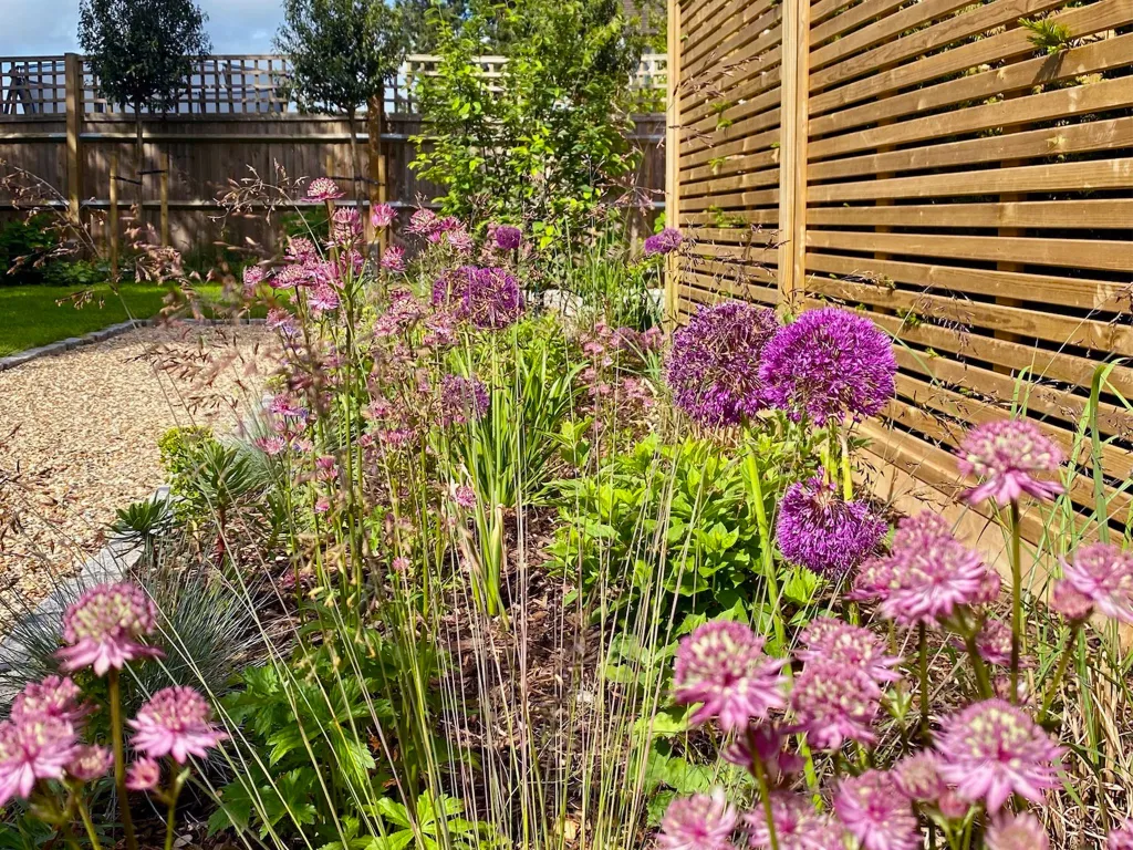 Garden design at Icehouse Wood, Oxted