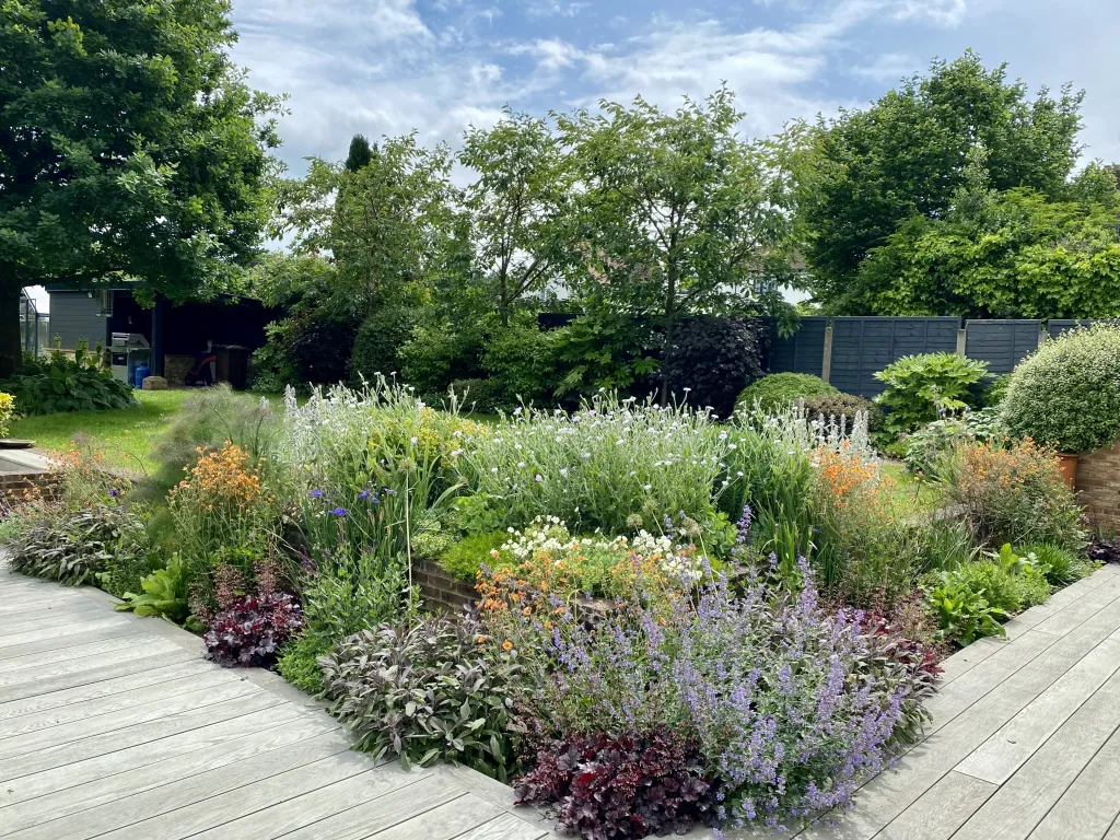 Garden design at Beadles Lane, Old Oxted