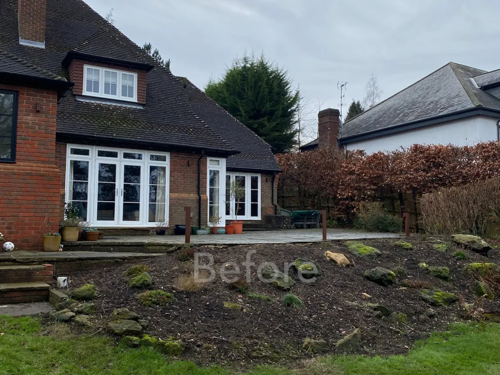 Garden design at Neb Lane, Oxted
