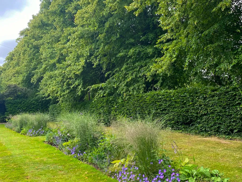 Garden design at Ballards Lane, Limpsfield
