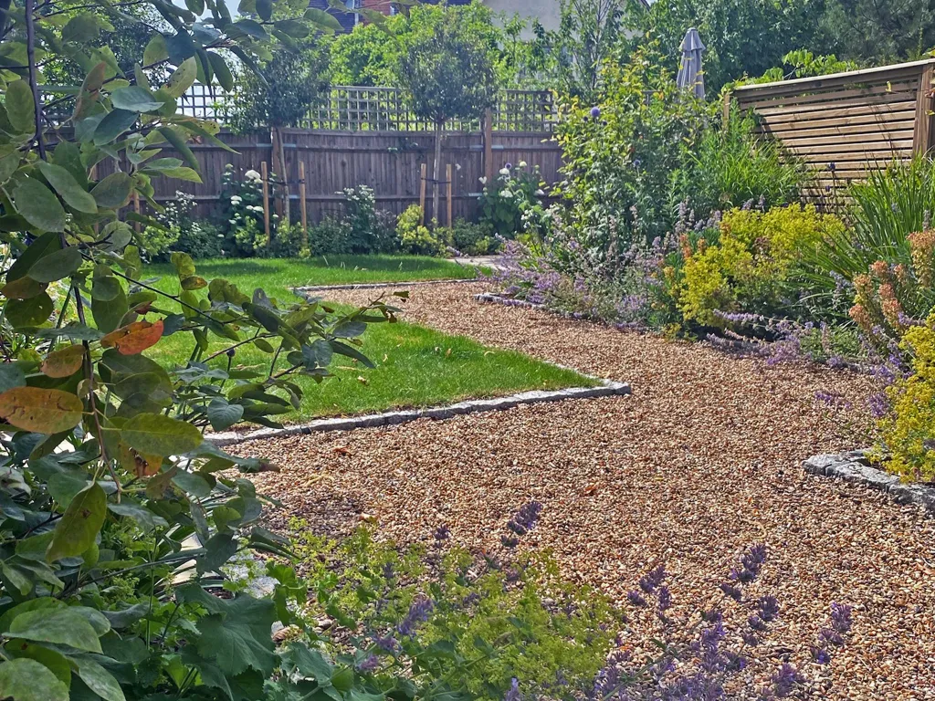 Garden design at Icehouse Wood, Oxted