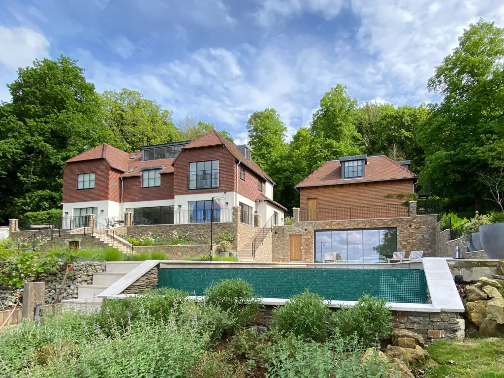 Garden design at Coopers Hill Road, Nutfield