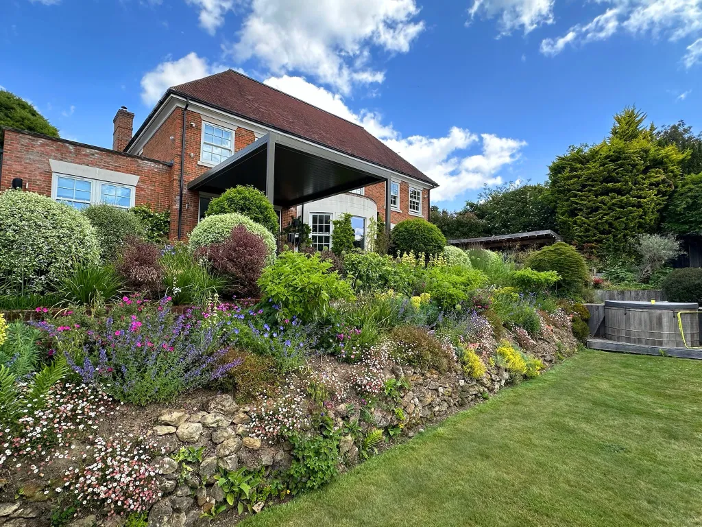 Garden design at Icehouse Wood II, Oxted