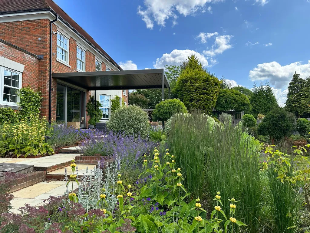Garden design at Icehouse Wood II, Oxted