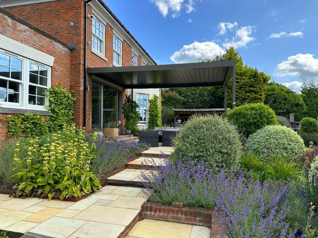 Garden design at Icehouse Wood II, Oxted