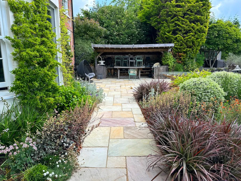 Garden design at Icehouse Wood II, Oxted