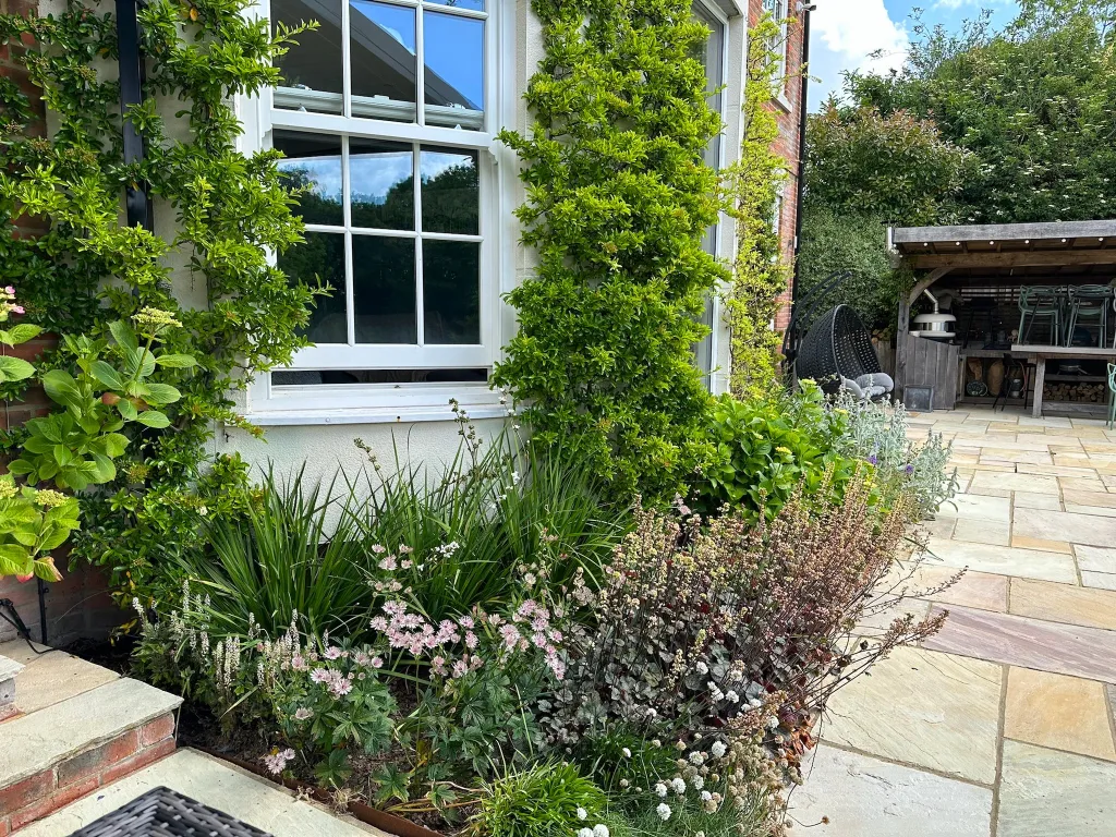 Garden design at Icehouse Wood II, Oxted
