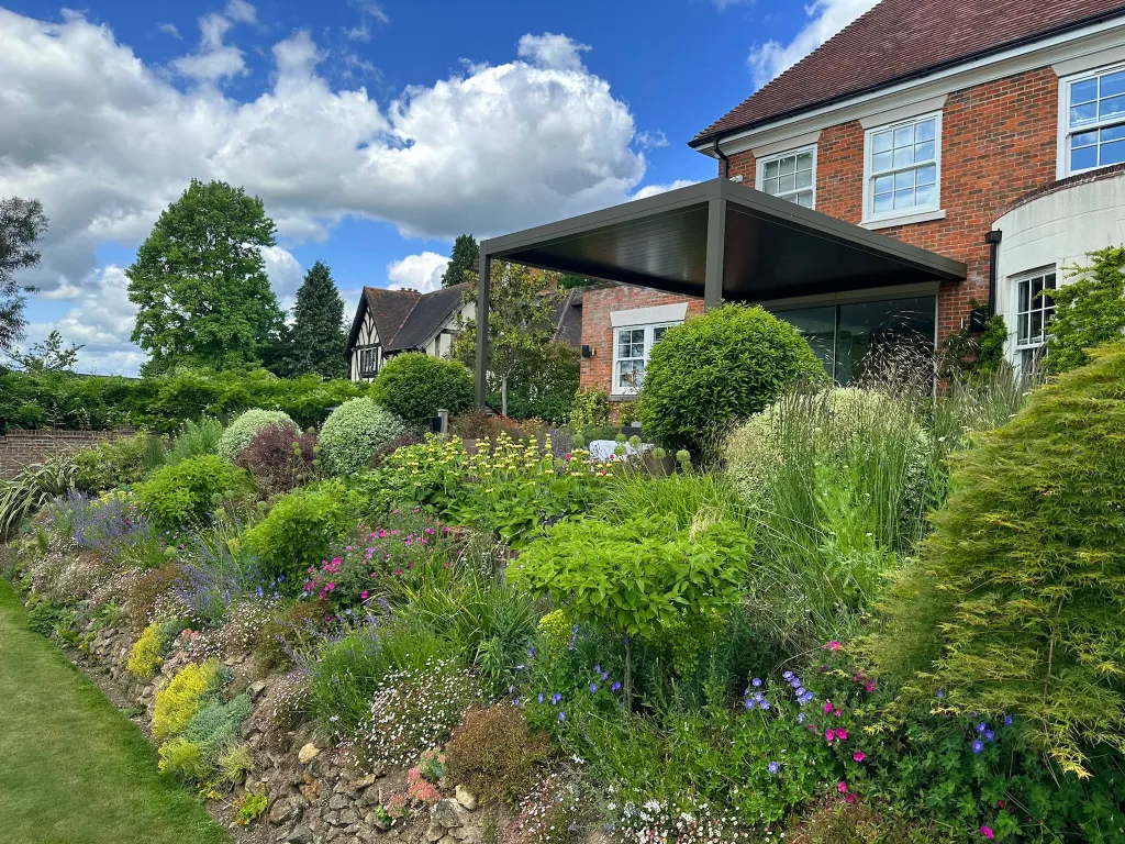 Garden design at Icehouse Wood II, Oxted