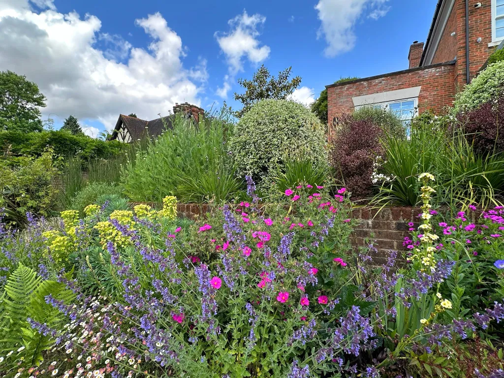 Garden design at Icehouse Wood II, Oxted