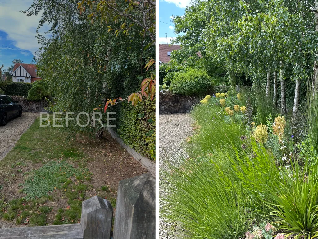 Garden design at Bluehouse Lane II, Oxted