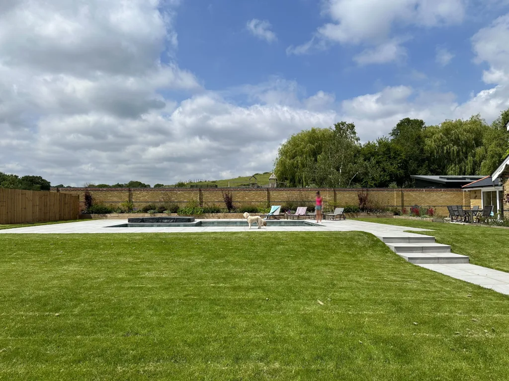 Garden design at Little Warley, Essex