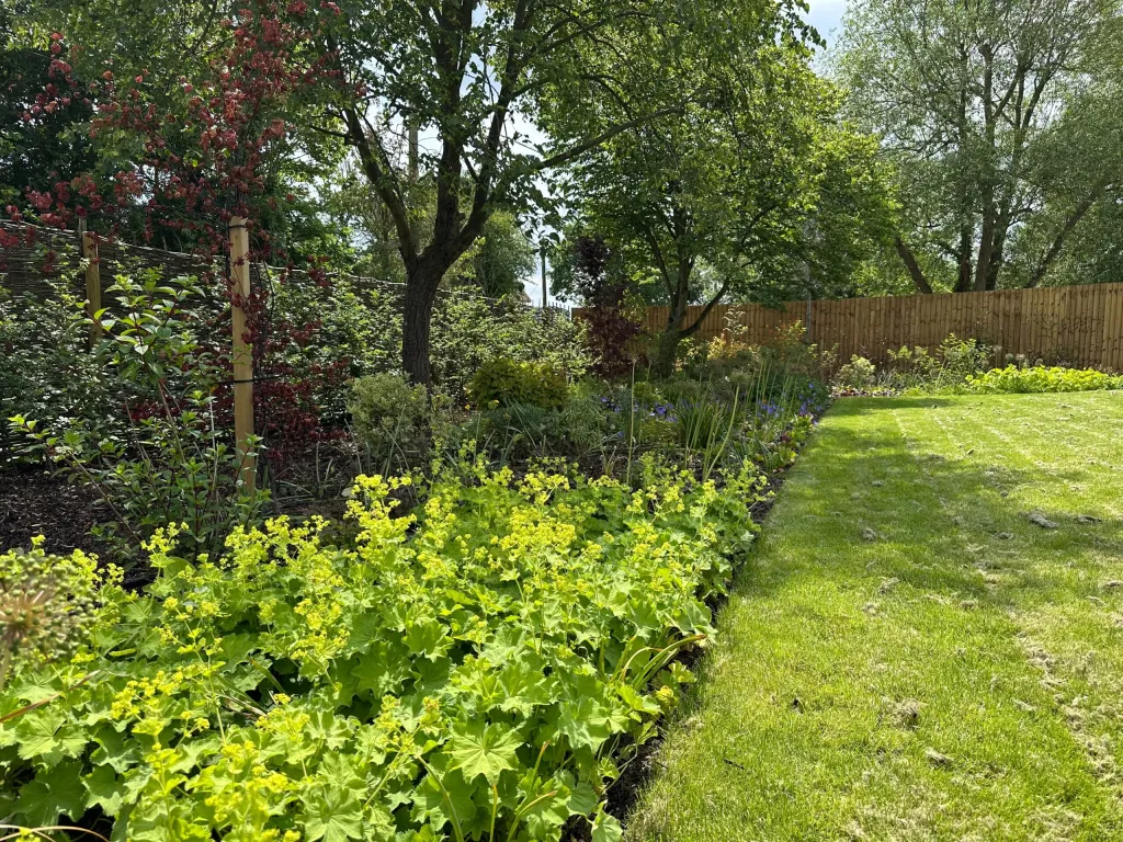 Garden design at Little Warley, Essex