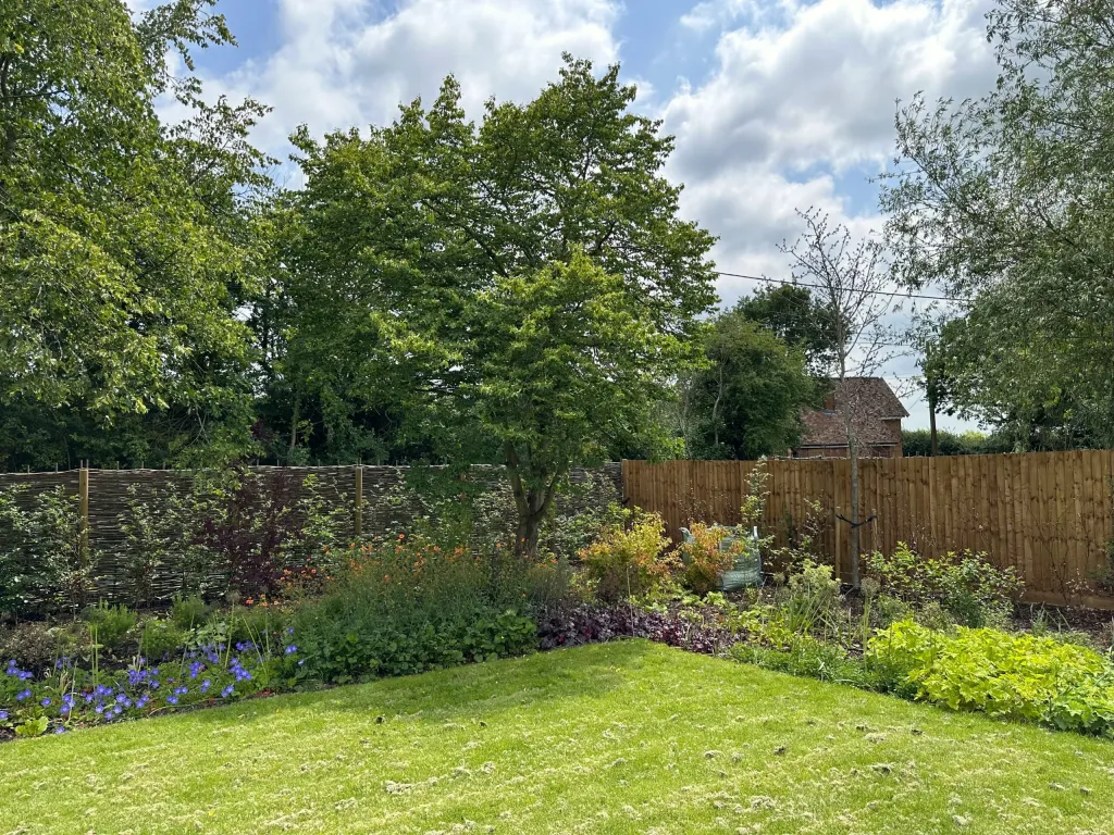 Garden design at Little Warley, Essex