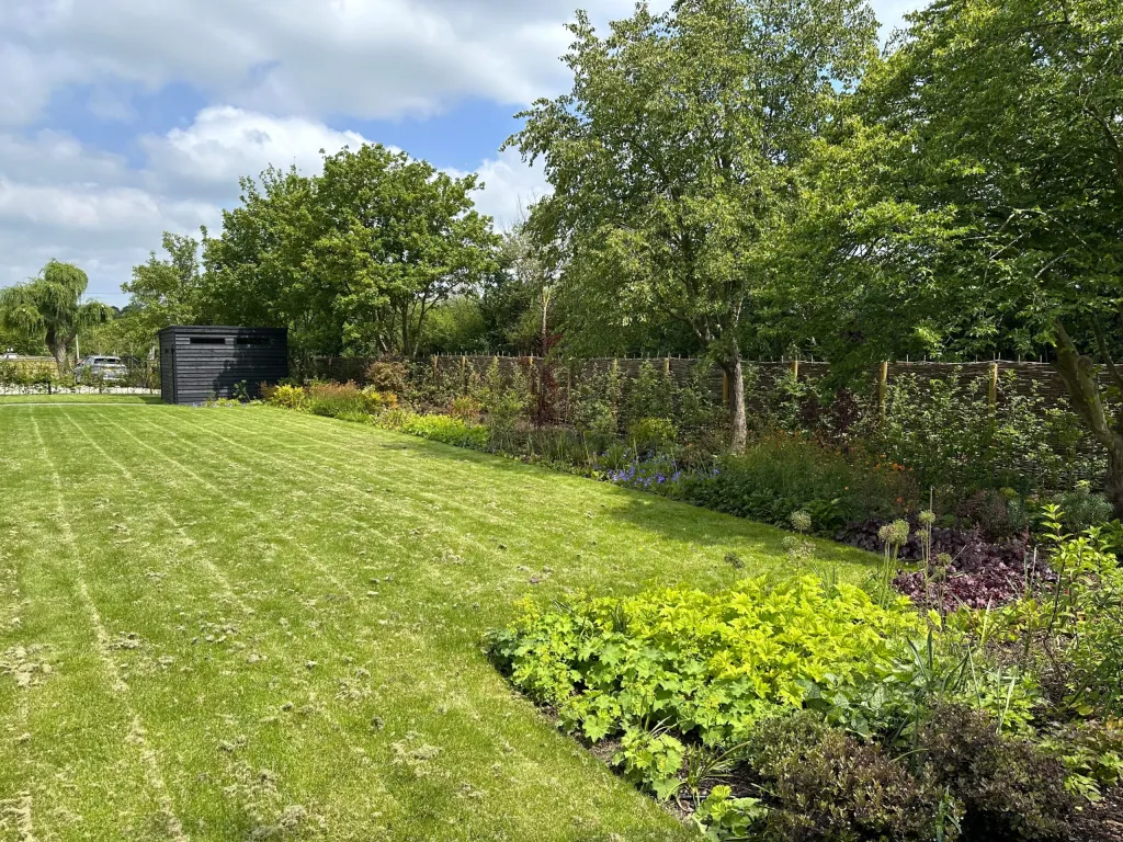 Garden design at Little Warley, Essex