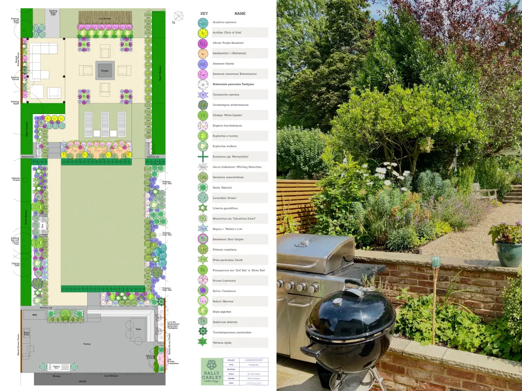 Garden design at Norfolk Avenue I, Sanderstead
