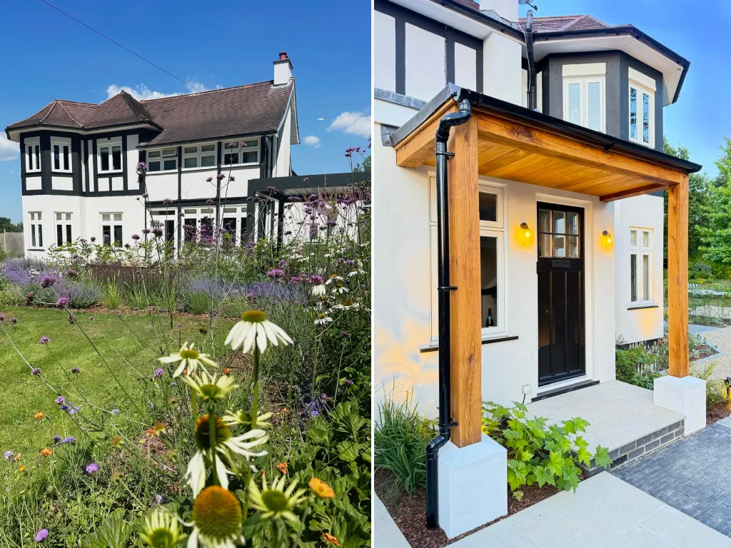 Garden design at Axes Lane, Outwood