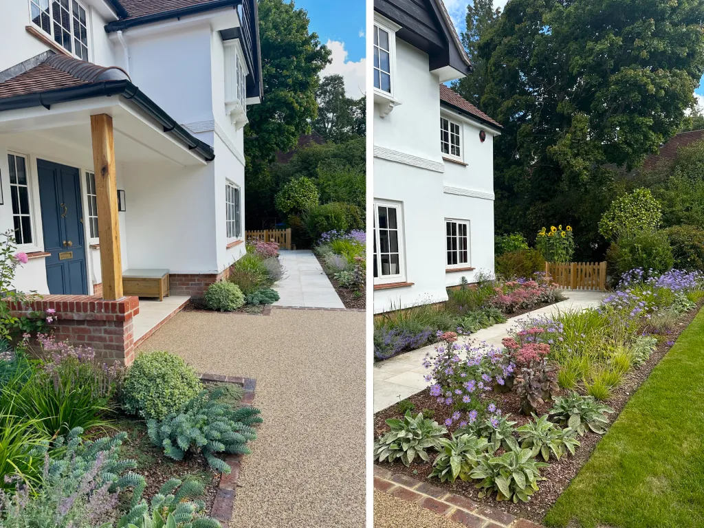 Garden design at Blackhall Lane, Sevenoaks