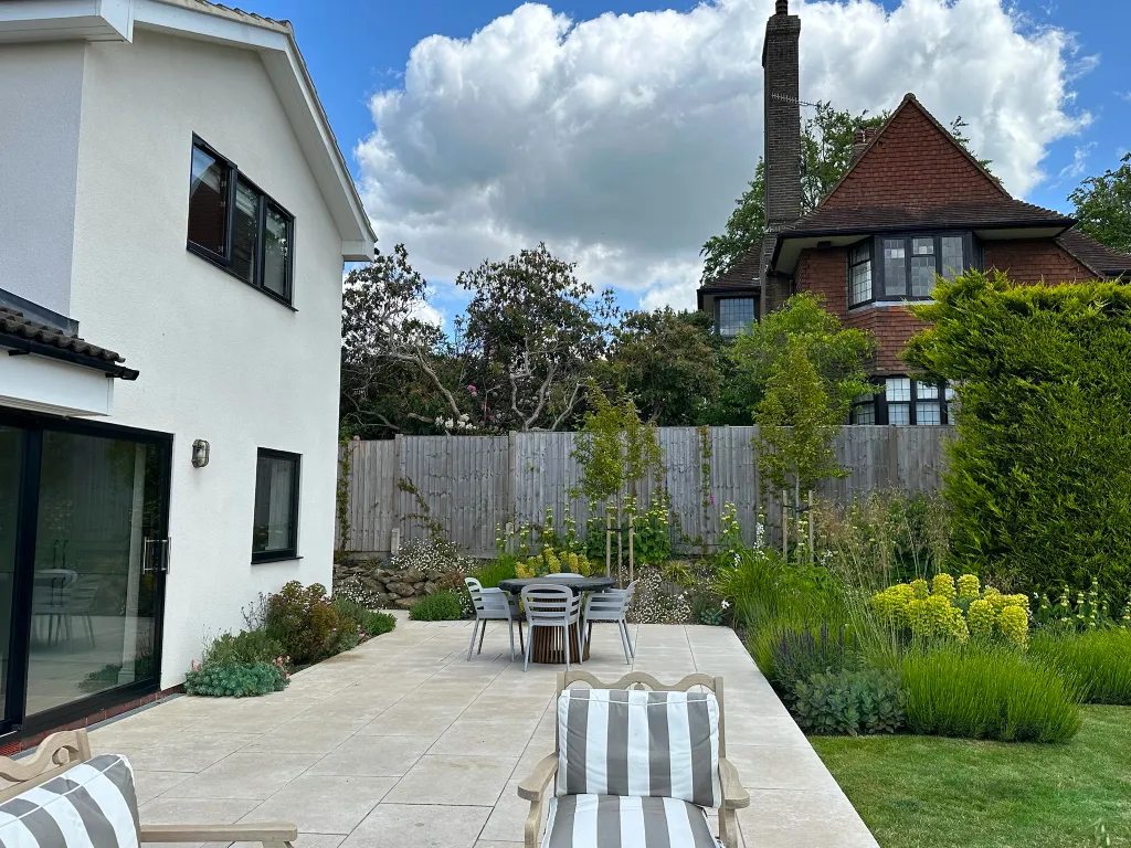 Garden design at Wilderness Road, Oxted