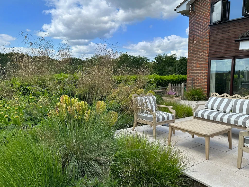Garden design at Wilderness Road, Oxted