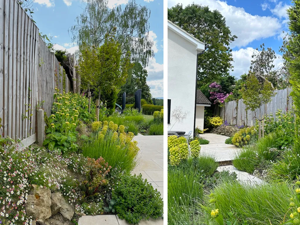 Garden design at Wilderness Road, Oxted