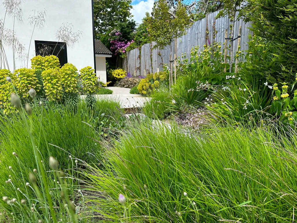 Garden design at Wilderness Road, Oxted