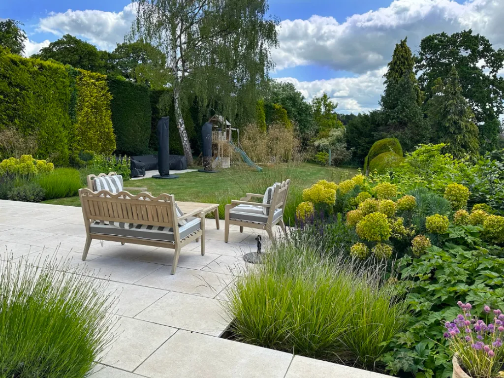 Garden design at Wilderness Road, Oxted