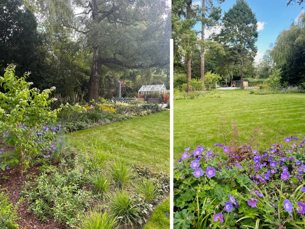 Garden design at Blackhall Lane, Sevenoaks