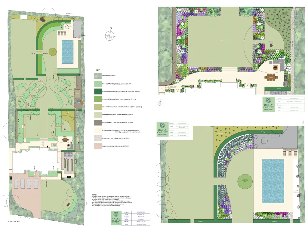 Garden design at Blackhall Lane, Sevenoaks