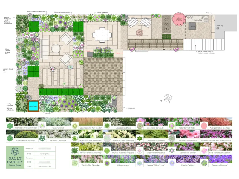 Garden design at Croft Road, Westerham
