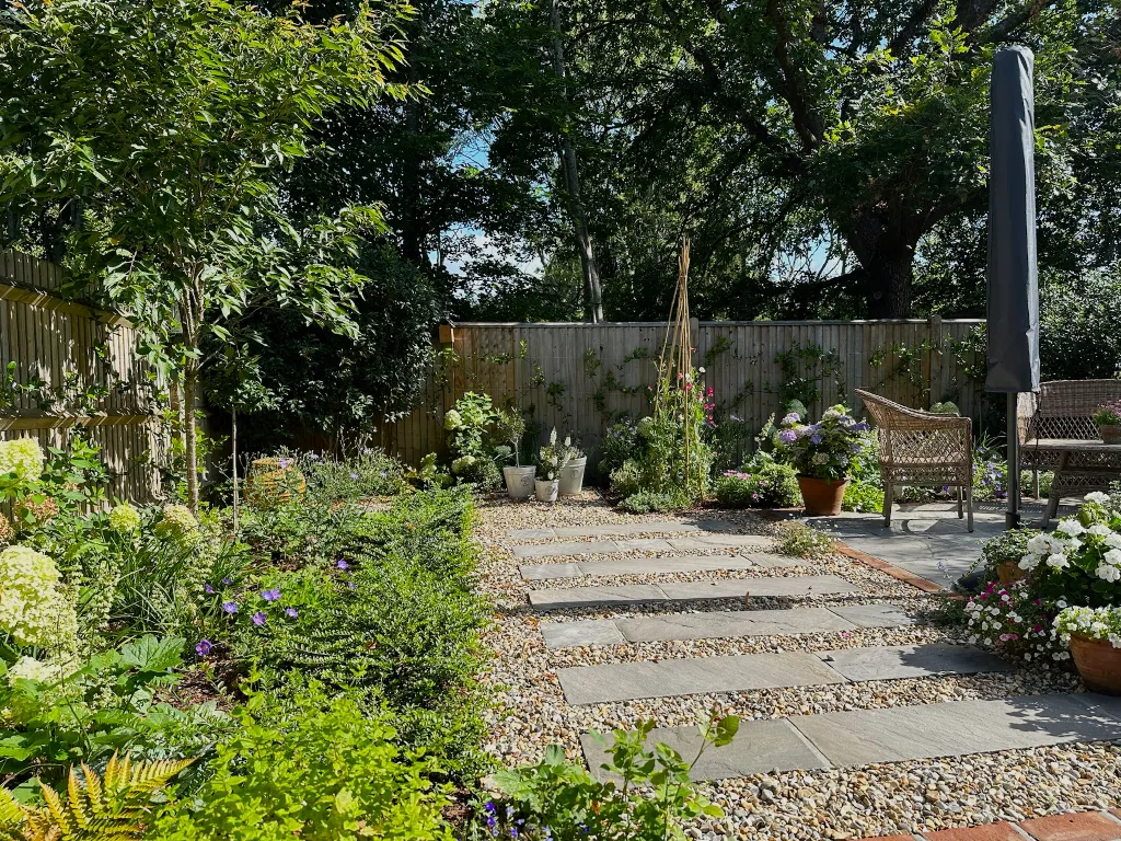 Garden design at Croft Road, Westerham