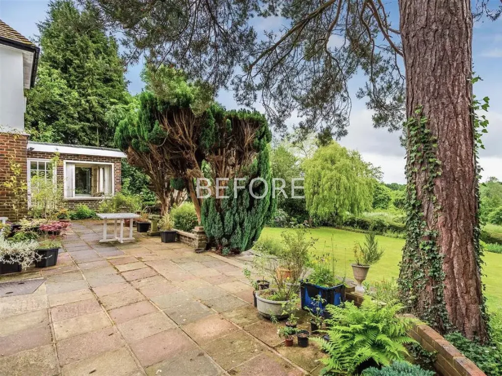 Garden design at Woodhurst Lane, Oxted