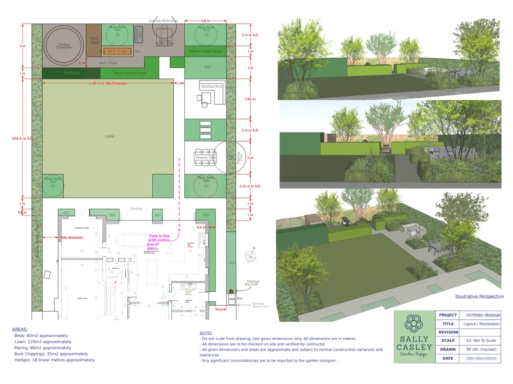 Garden design at Peter Avenue, Oxted