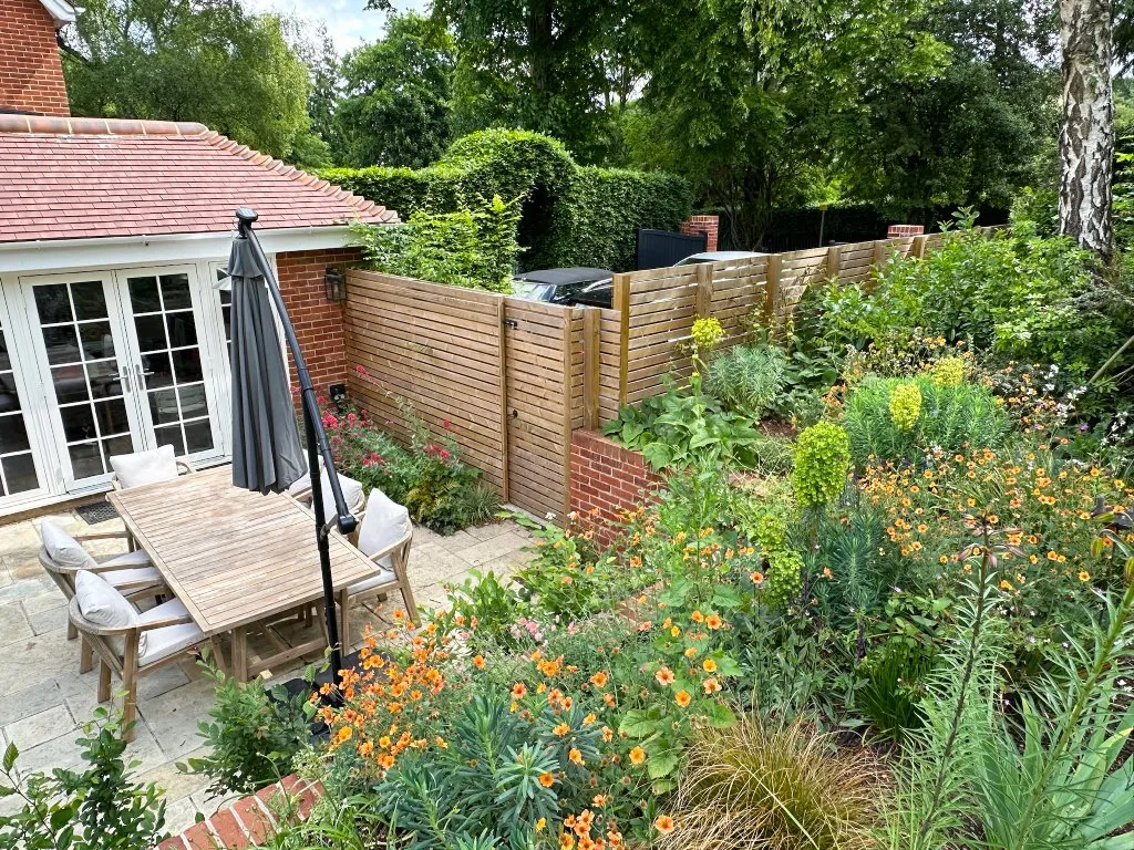 Garden design at Brassey Road, Oxted