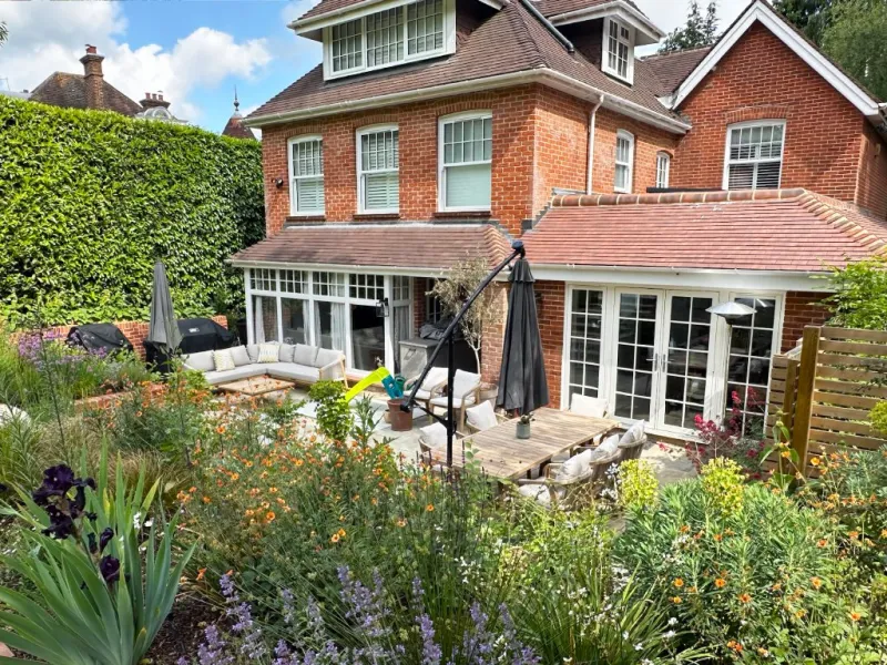 Garden design at Brassey Road, Oxted