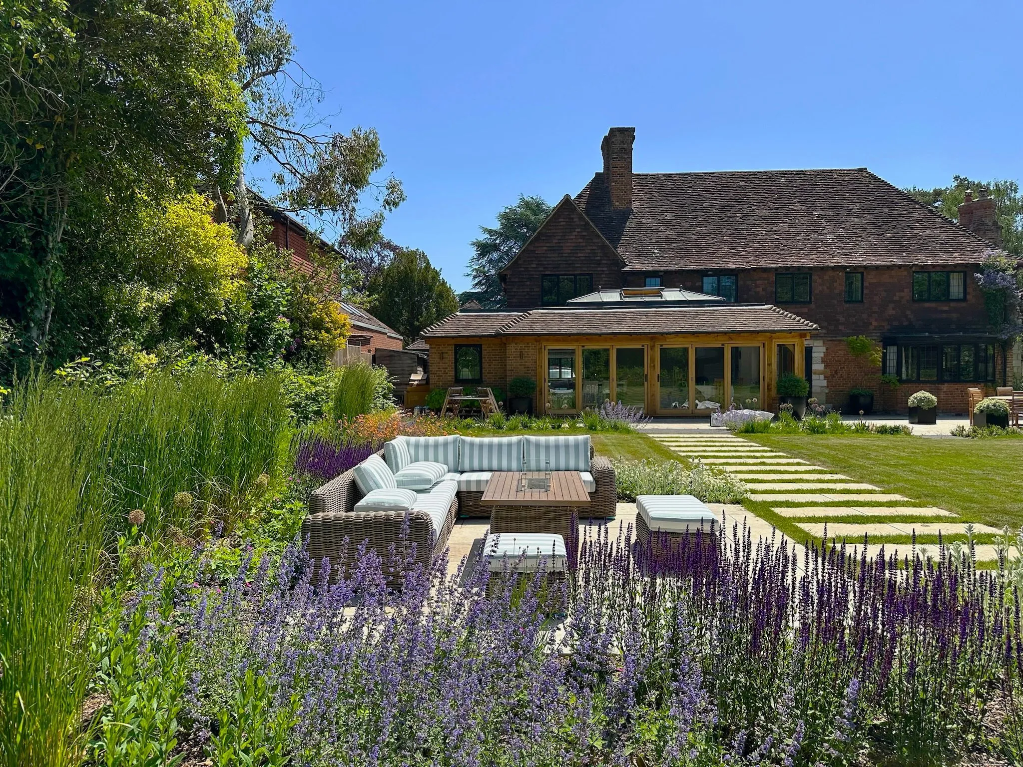 Garden design at Granville Road III, Oxted