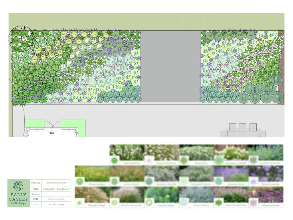Garden design at Woodhurst Lane, Oxted